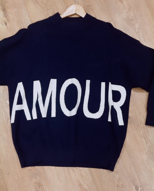Navy Amour jumper