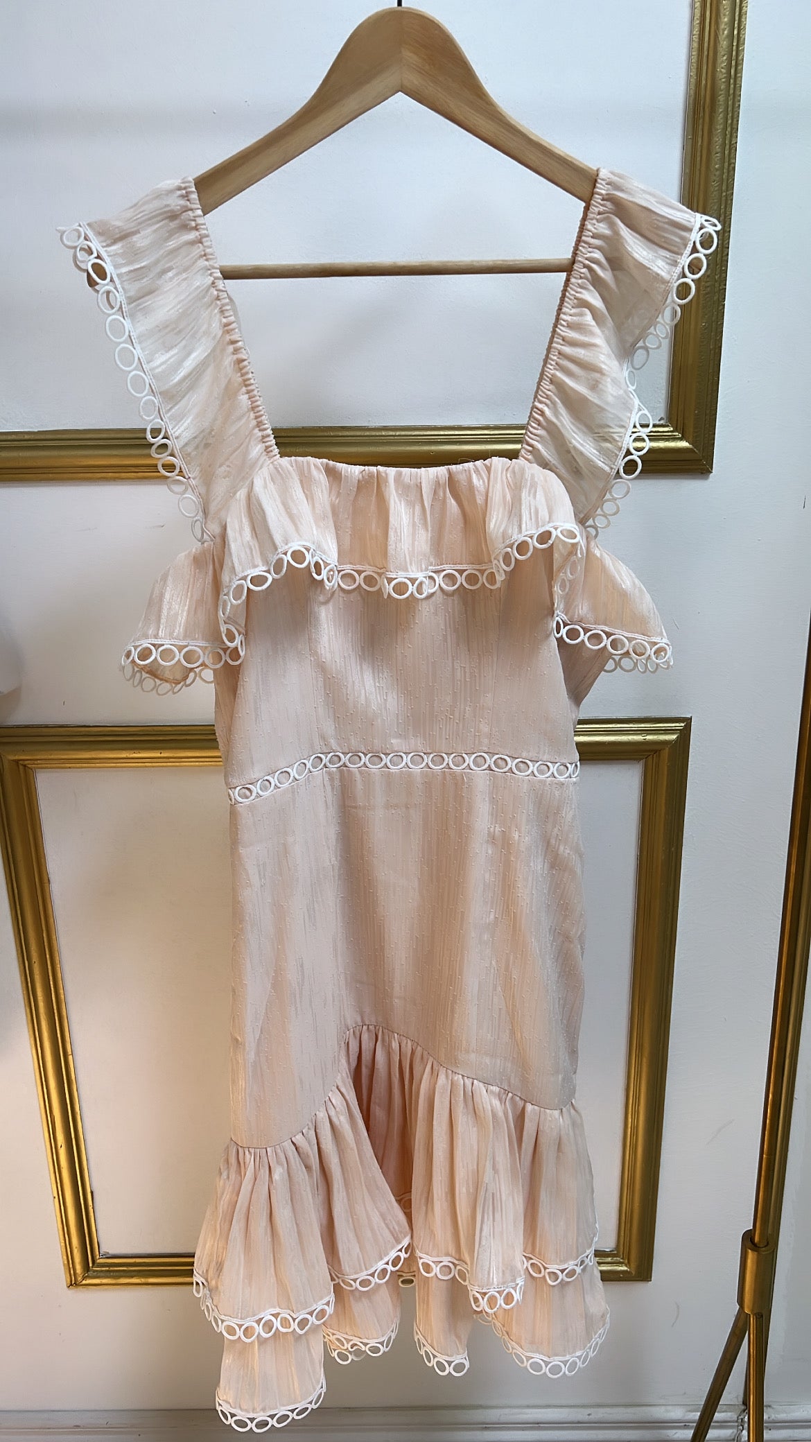 Baby pink keepsake dress