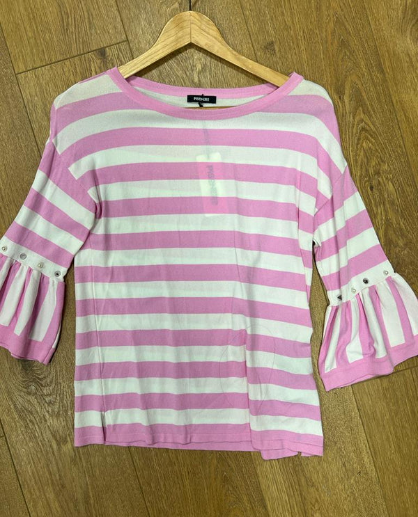 Pisonero pink stripe jumper