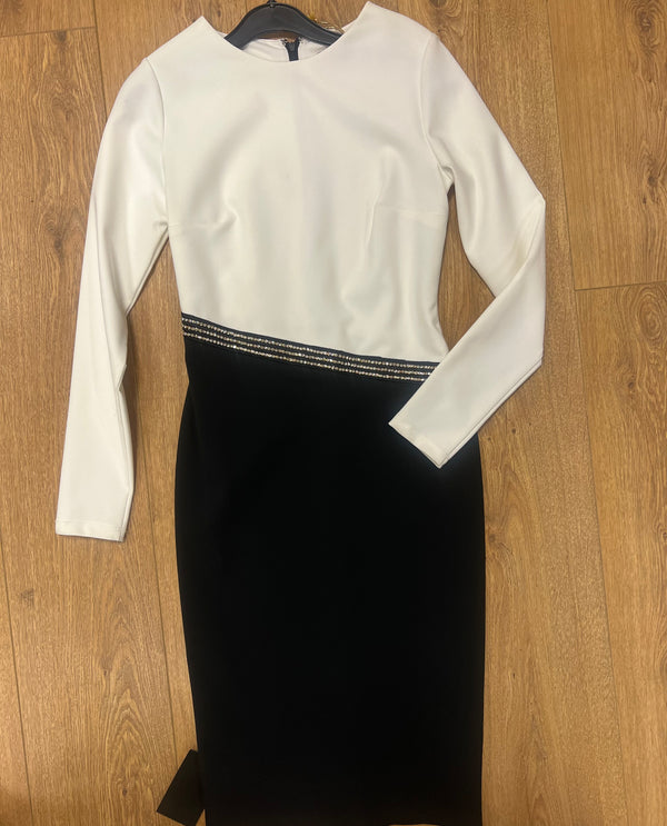 Black and white dress size 8